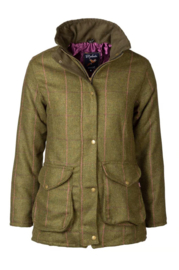 Rydale Dames Wrelton Tweed Jas Dark Green Check