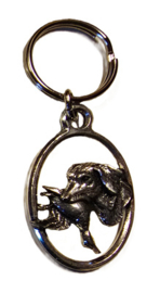 Sleutelhanger Hond met Eend