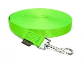 Lange lijn nylon 10 m - 20 mm neon groen