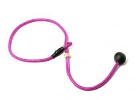 Short leash 6mm - 65 cm purper