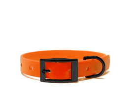 Biothane halsband deluxe 25mm - neon oranje