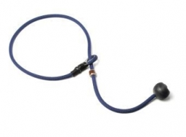 Short leash 6mm - 65 cm blauw