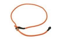 Short leash 65 cm neon oranje