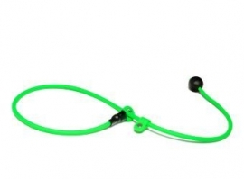 BioThane short leash 6mm - 70cm  - neon groen