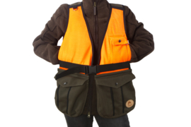 Firedog Hunting Vest Canvas Khaki/Orange