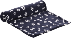 Flamingo Fleece Deken Zuma Donkerblauw 150 cm x 100 cm