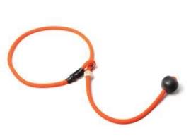 Short leash 6mm - 65 cm neon oranje