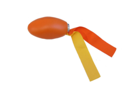Torpedo met streamer - oranje