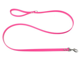 Puppy Starter set halsband + lijn - Biothane - neon roze
