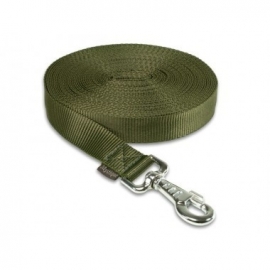 Lange lijn nylon 10 m - 25 mm khaki