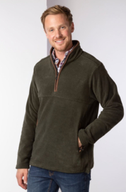 Rydale Heren Huggate Overhead Fleece Khaki