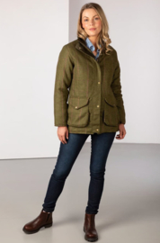 Rydale Dames Wrelton Tweed Jas Dark Green Check