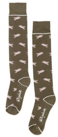 Rydale Sokken Dames Flying Pheasant Kniekousen Olive