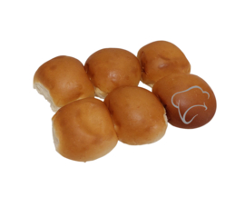 Witte bollen à 6 stuks