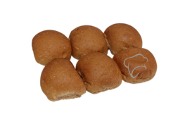 Bruine bollen zacht à 6 stuks