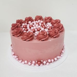 Rose parel taart 10-12 personen