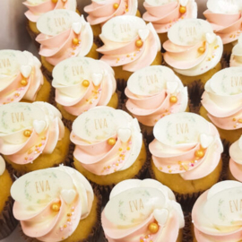 Cupcake geboorte 2 (4 stuks)