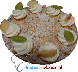 Appel kruimel vlaai 8 personen JB