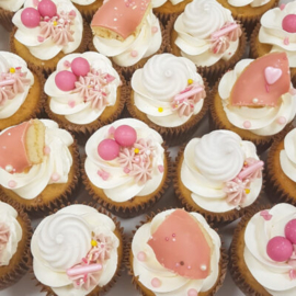 Cupcake geboorte 1 (4 Stuks)