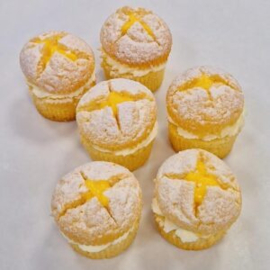 Mini sneeuwsterren 6 stuks
