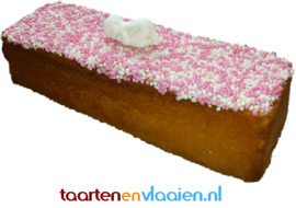 Hotelcake met rose muisjes