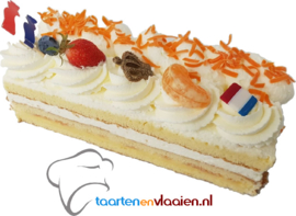 Oranje slagroom snitte JB