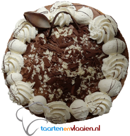 Chocoladevlaai 8 personen JB