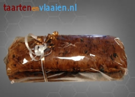 Halve meter rozijnen brood met spijs