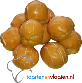 Oranje slagroom soesjes à 250g