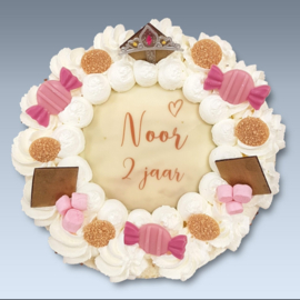 Geboorte taart thema Noor