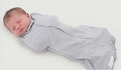 Swaddle Woombie Original Grey 0-3 months