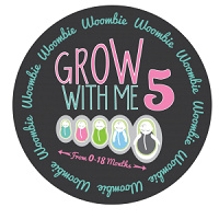 Inbakerslaapzak Woombie Grow With Me Air Moon and Stars 0-18 maanden