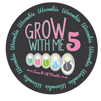 Swaddle Woombie Grow With Me White Black Dots 0-18 months