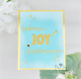 Bold Holiday Sentiments Stamps