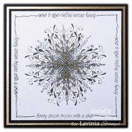 LAV869 Botanical Blossoms Bud Stamp