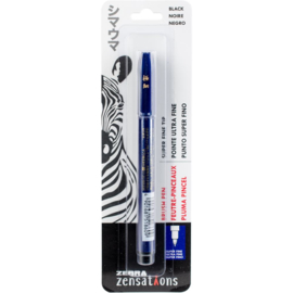 Zensations Super Fine Tip Brush Pen Black