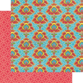 Bohemian Bazaar Paper Pad  12x12 Inch