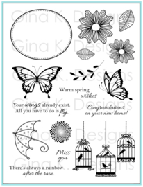 Warm Spring Wishes Stamps