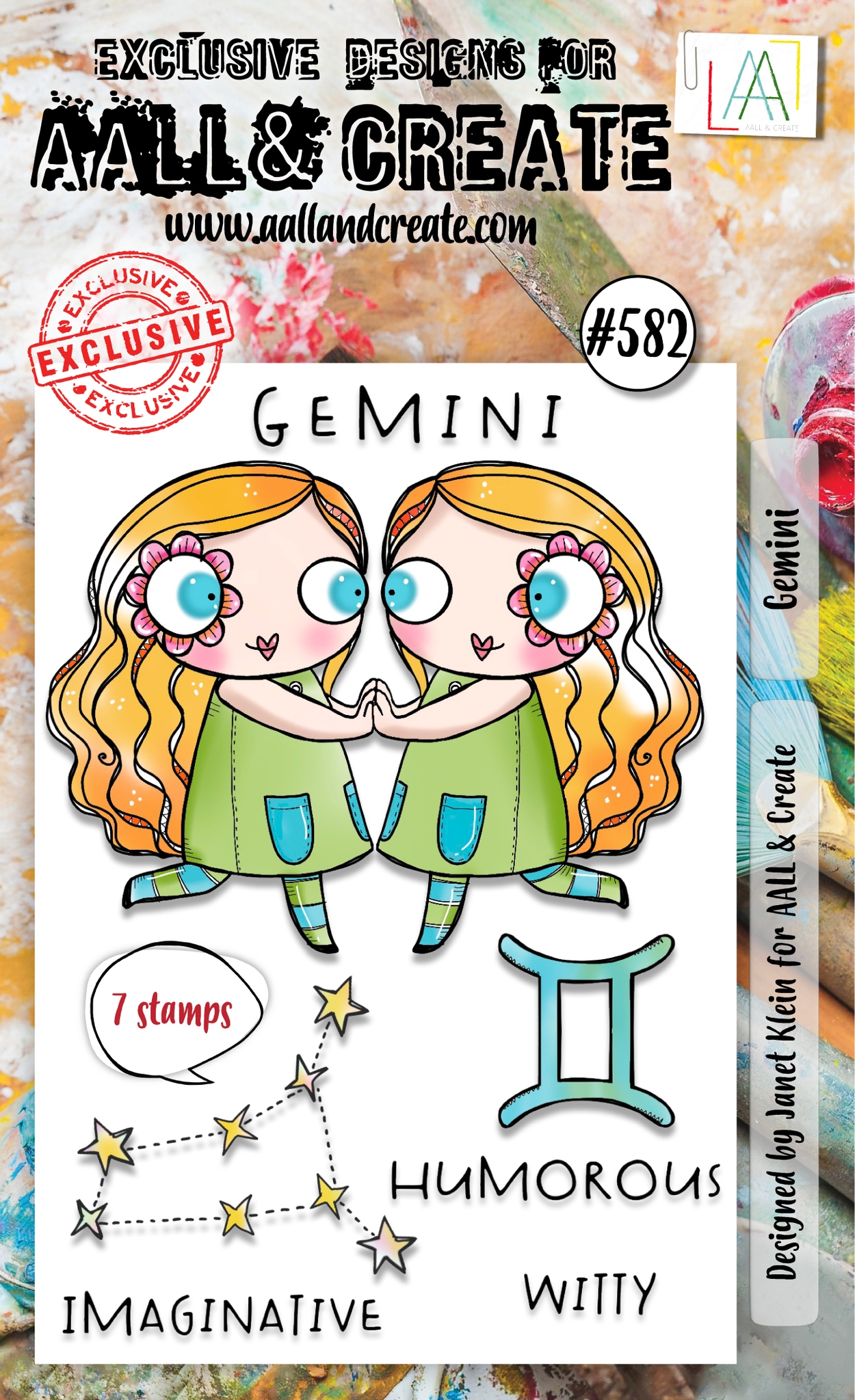 #0582 Gemini A6 Clear Stamp Set