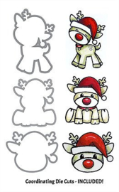 Animation Clear Stamps and Dies Christmas Fun