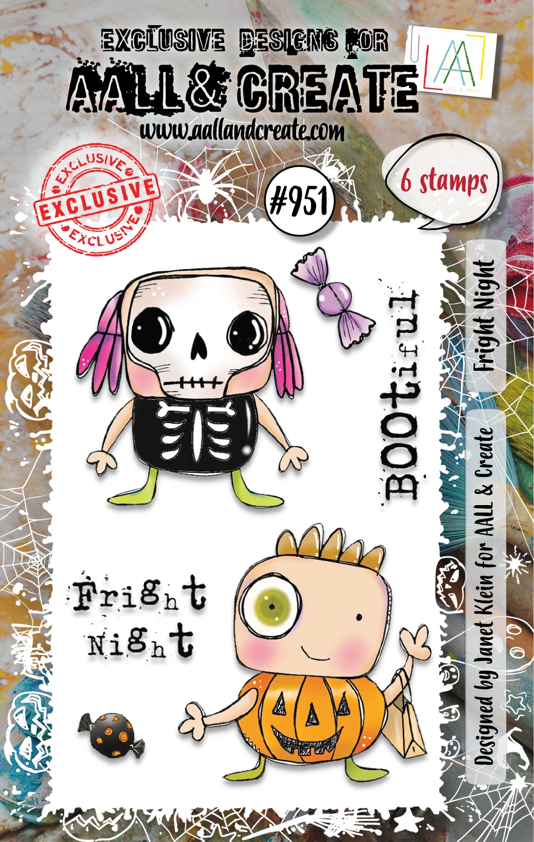 #0951 Fright Night A7 Stamp Set