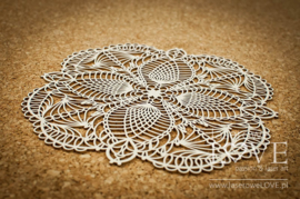 Coral, Navy Romance Big rosette