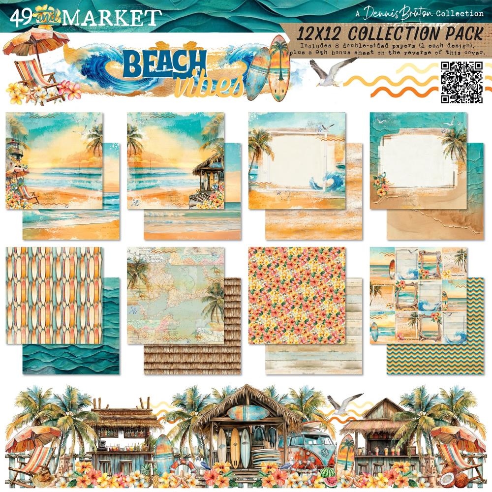 Beach Vibes Collection Pack 12"X12"