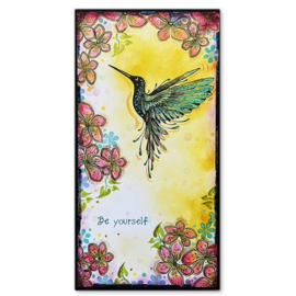 LAV895 Hummingbird Large Stamp