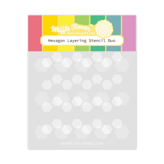 Hexagon Layering Stencil Duo