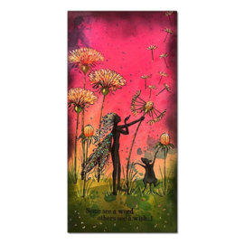 LAV745 Open Dandelion Stamp