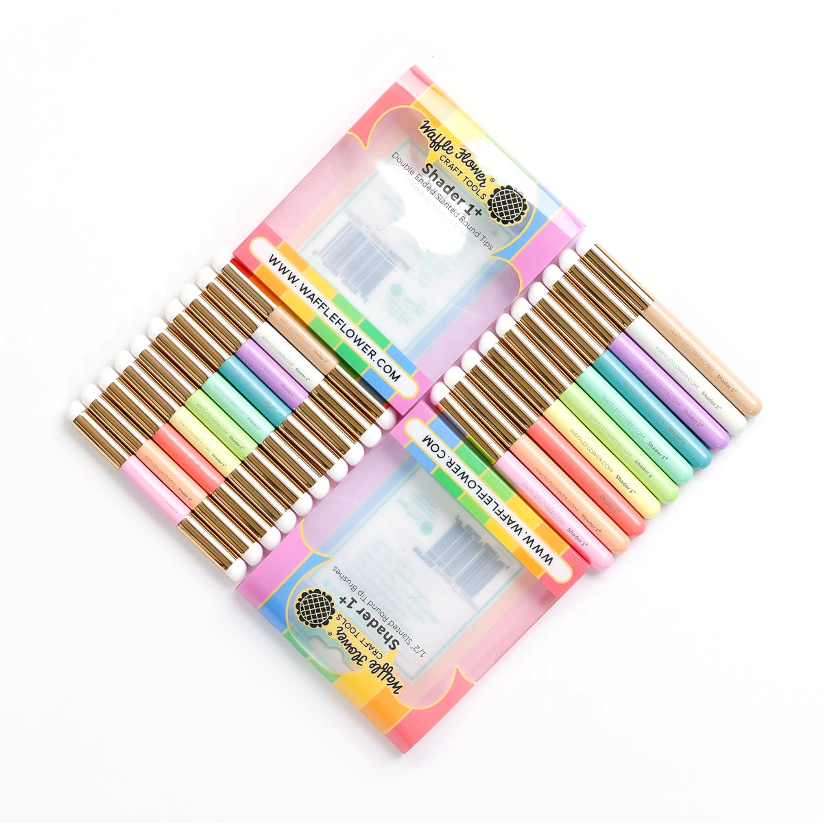 Shader Brush 1+ Double-ended Rainbow Pack