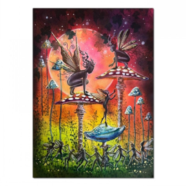 LAV671 Fairy Toadstool Stamp