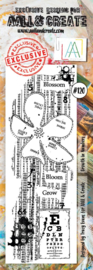 #0120 Growth In Numbers Border Stamp Set