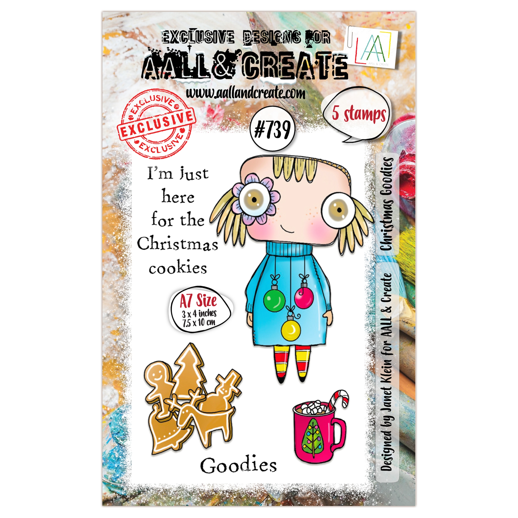 #0739 Christmas Goodies A7 Clear Stamp Set